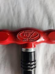Wheeler-Rex T-Handle Torque Wrench 60/80 in-lbs Soil Pipe Tool