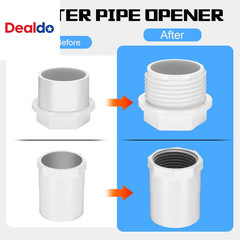 3 Pcs Pipe Thread Cutting Tool, Integrated Internal & External Pipe Threading To