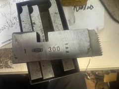Set 1 to 4 Teledyne Oster Dies 300 NPT HS 1/2 & 3/4 103