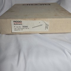 Ridgid 62260 Drain Cleaning Cable, 3/8 In. X 35 Ft. C-6