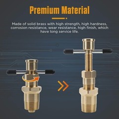 Olive Puller Brass Pipe Olive Tool Fitting Thread Remover 1/2&Prime; & 3/4&Prime; Ferrule