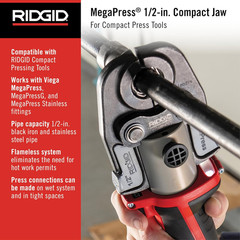 48433 1/2&Prime; Megapress Jaw for Compact Press Tools