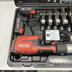 Ridgid RP 351 Batteries and Charger, Propress Jaws 1/2&Prime; &ndash; 2&Prime; Press Tool Kit