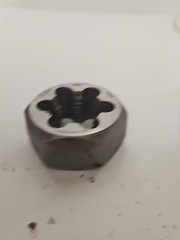 Hex Retnreading Die, Uncoated UNC, 1 1/4&times;7, HSS Osborn Uk