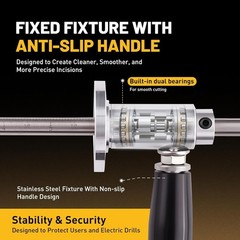 Internal Pipe Cutter, Pipe Cutter Tool with Diamond Grits Cutting Wheel Pipe &hellip;
