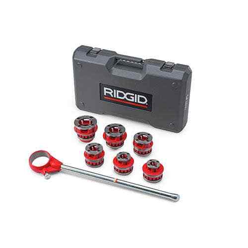 RIDGID 12-R NPT-1/2-2 (36475) Ratchet Threader Set, 1/2&Prime; to 2&Prime; NPT