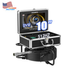 Sewer Camera with 512Hz Sonde Transmitter Plumbing Camera with DVR Recorder