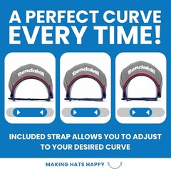 Pro Hat Brim Bender &ndash; the Perfect Curve Guaranteed &ndash; Shaper Curver Tool for All