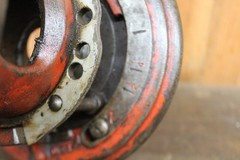 RIDGID NO. 65-R RIGID 1&Prime; TO 2&Prime; PIPE THREADER, Good Used Shape