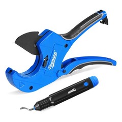 Pacmann PVC Pipe Cutter, Up to 2-1/2&Prime;, Ratchet Cutter Heavy-Duty, Pex&hellip;