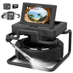 Sanyipace Sewer Camera 66FT 7&Prime; IPS Pop-up 20X Zoom Waterproof