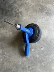 Cobra 25ft Power Pistol-Grip Drum Augur Blue Hand Held Sink Tube Shower 2412-821