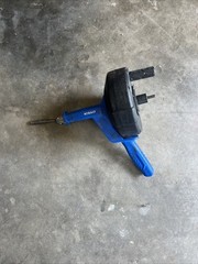 Cobra 25ft Power Pistol-Grip Drum Augur Blue Hand Held Sink Tube Shower 2412-821