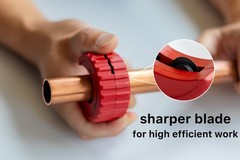 BearHut 1/2&Prime; Tube Cutter Copper Pipe Slice Pipe Cutter Zinc Alloy Body with 1&hellip;