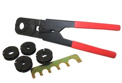 5 in 1 Pex Crimper Kit 3/8&Prime; 1/2&Prime; 5/8&Prime; 3/4&Prime; 1&Prime; Crimping Plumbing Copper Ring Tool