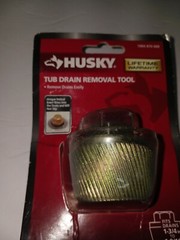 Husky Tub Drain Removal Tool For Drains with Damaged or Corroded Crossbar