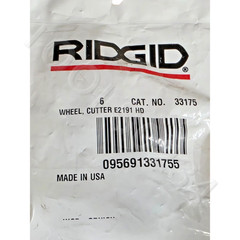 33175 RIDGID E2191 HD Tube Cutter Wheel For Steel Tubing