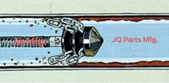 JQ Mfg. Chain Knocker for Ridgid K-750 & K-7500 5/8&rdquo; & 3/4&rdquo; Cables New Release