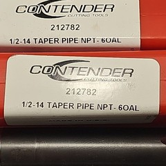 NEW LOT OF 6 CONTENDER 212782 1/2-14 TAPER PIPE NOT-6OAL