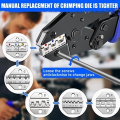 Crimping Tool Set 6PCS &ndash; Ratchet Wire Crimping Tool for Heat Shrink,Insulated&hellip;