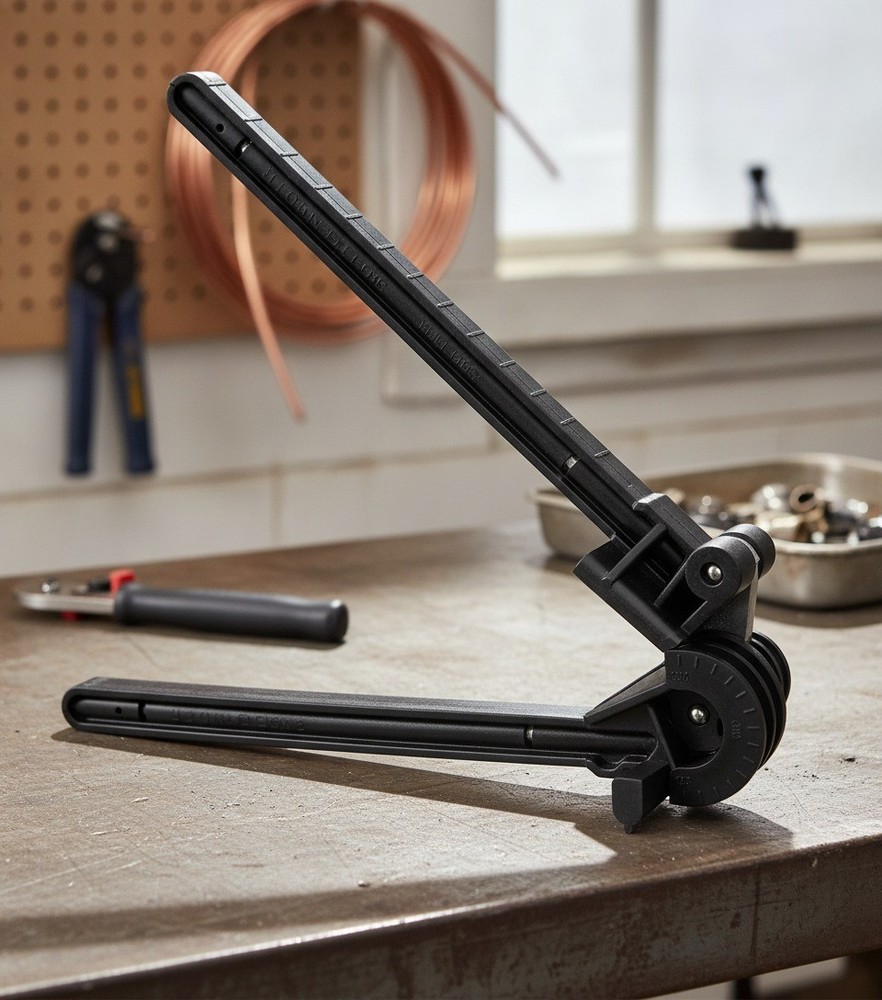 Manual Tube Bender, 4 in 1, 180 Degree, 3/16&Prime; 1/4&Prime; 5/16&Prime; 3/8&Prime; OD, ABS