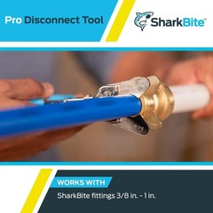 3/8 Inch to 1 Inch Pro Push to Connect Disconnect Tool, PEX Pipe, Copper, CPVC