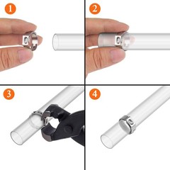 9 inch Ear Clamps Pliers Pinch Clamp Plier Single Ear hose Clamp Pincer Tool Cri