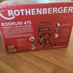 ROTHENBERGER Rodrum 475 Drain Cleaner 110-Volt 3/8-in dia x 75-ft L NEW
