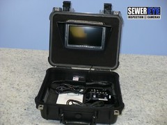 BATTERY POWERED/AC DVR SEWEREYE SEWER CAMERA PIPE VIDEO INSPECTION CAMERA SYSTEM