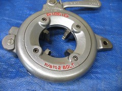 Ridgid 500B Bolt Die Head, 1-1/8 to 2 Inch Capacity with NEW 2&Prime; x 4-1/2 Dies