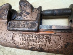 Nice Heavy Duty Armstrong BridgePort No. 2A (1/8 to 2 in) Pipe Cutter Tool- USA
