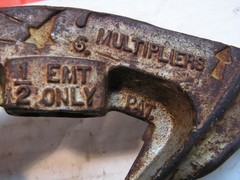 No. 1 Professional Standard L0131? 1/2&Prime; EMT ONLY Pipe Bender