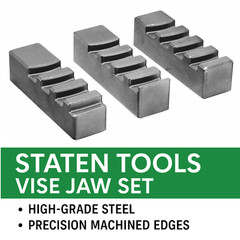 Staten Tools 46500 Model E631 Rear Centering Jaw Set fits RIDGID&reg; 300