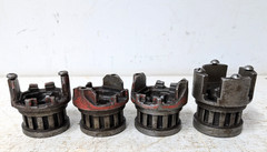 (x3) Reed 1/2&Prime;, 1&Prime;, 1-1/2&Prime; Die Heads & (x1 Unbranded 1-1/4&Prime; Die Head Holds 2&Prime;x2&Prime;