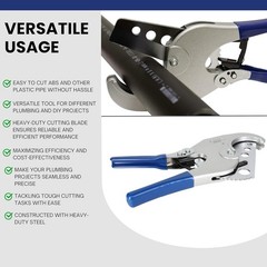 Waterline Ratcheting Pipe Cutter, Cuts Rigid Tubing Up to 2&rdquo;, All-Metal Design