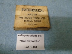 Ridgid NOS Pipe Threading Replacement HSS Die Set 65-R 1 to 2&Prime; NPT 38105 P184