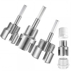 Precision Pipe Thread Cutting Tools Set &ndash; 3 Sizes for Easy Repairs and Upgrades