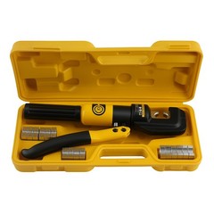 Wire Terminal Crimping Tool Kit 4-70mm&sup2; with 9 Hexagon Dies and Storage Case