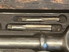 Vintage Little Giant Wells Bros. Taps and Dies with Box GREENFIELD MASS USA