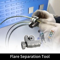 Brake Line Flaring Tool Kit, 37 Degree Single, Double and Bubble Flares, Brake L