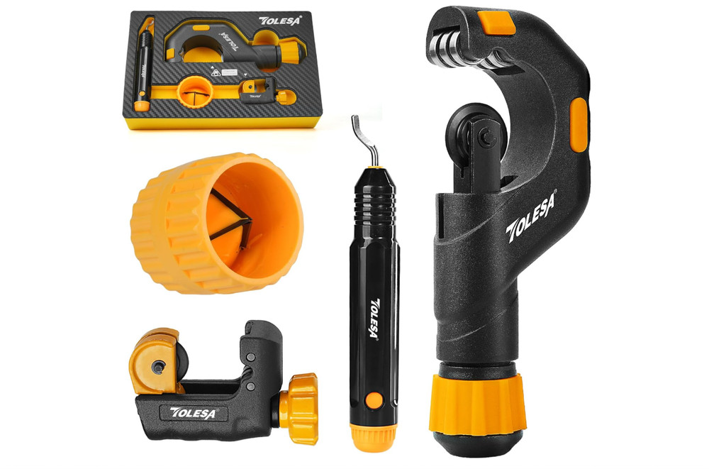 Heavy Duty Pipe Cutter Set 1/8&rdquo;&ndash;2&rdquo; Tube Cutter w/ Deburring Tool & Reamer