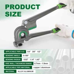 3 in 1 ladder type tube bender 1/4&Prime; 3/8&Prime; 1/2&Prime; O.D, HVAC/R ST-612-A