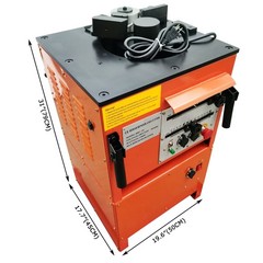 110V 1.7KW RBC-25 Rebar Bender and Cutter 0.16&Prime;-0.98&Prime; Steel Bar Bending Machine