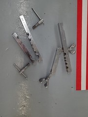 2 Vintage Flaring Clamp Tool Piping Bar