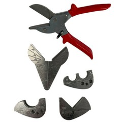 Multi-Functional Pipe Cutter Interchangeable Anvils Forged Steel Blade &ndash; 5Pc Set