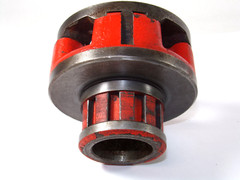 RIDGID 00R Pipe Threader Die Head Set, 1&Prime; & 3/4&Prime; with Ratchet, 00R