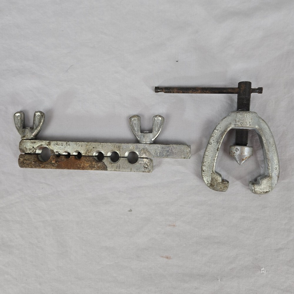 Vintage General Tube Flaring Tool Brake or Fuel Line Garage Shop Mechanics
