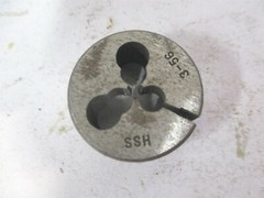 3-36 x 1&Prime; High Speed Steel Round Adjustable Screw Die