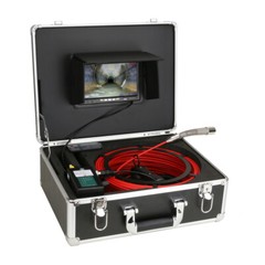7inch Sewer Drain Pipe Inspection Video Camera DVR 16GB Industrial Endoscope 20M