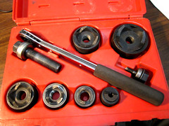 Gardner Bender Mechanical Hand Ratchet K.O. Set 1/2 in. to 2 in. KOW- 520